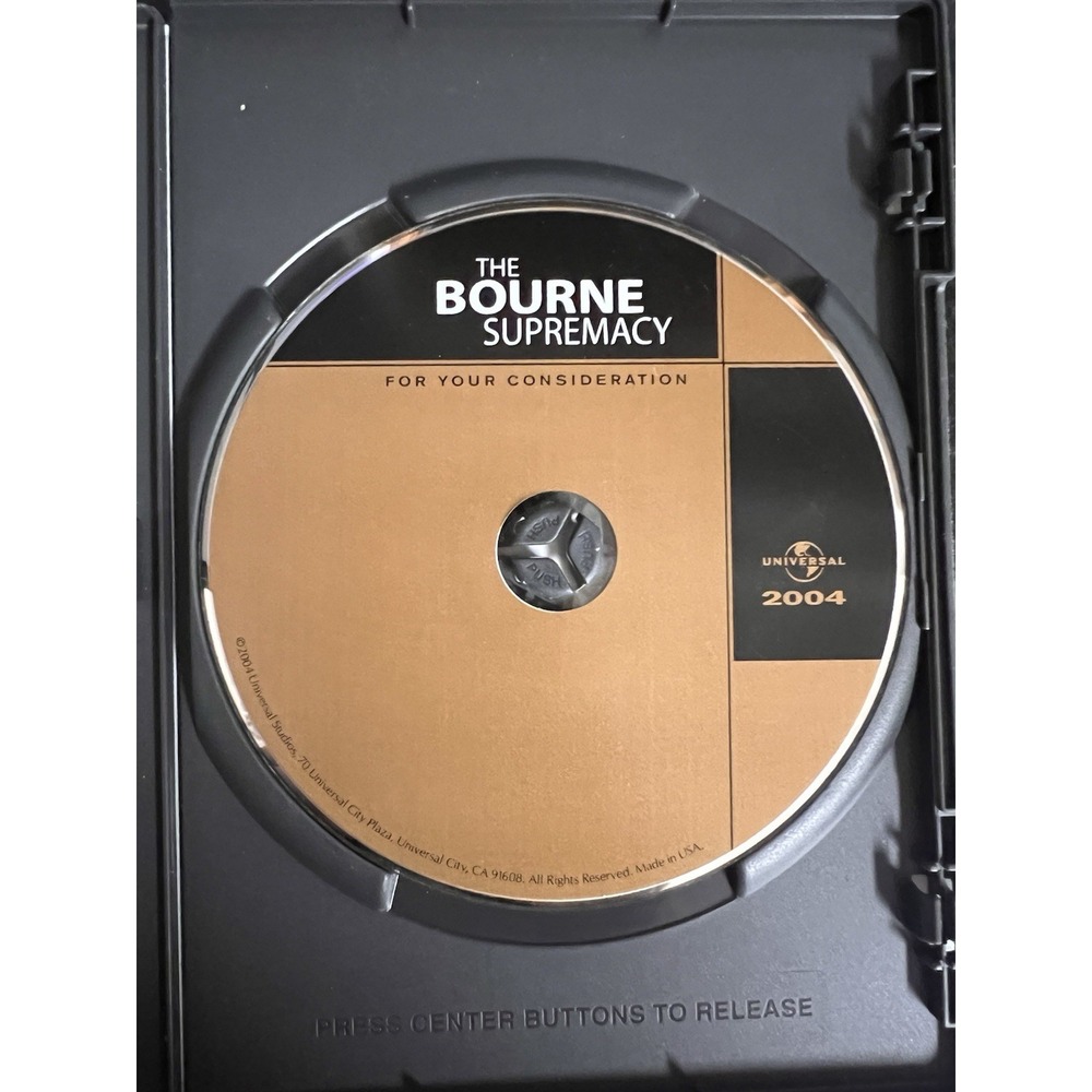 The Bourne Identity / The Bourne Supremacy "For Your Consideration" 2 DVD Lot - Picture 9 of 11